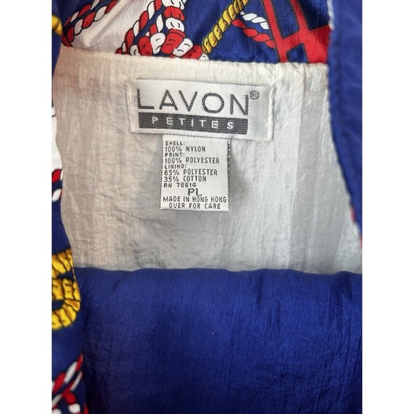 Size LP Windbreaker Set. Nautical Theme 1990S. Shoulder Pads, Casual. Part - Picture 5 of 12